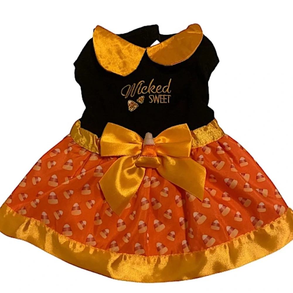 Pre-Owned Halloween Boutique Pet Dog Dress XXS Wicked Sweet. dog,dogcostume